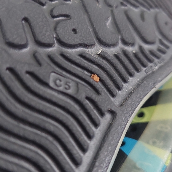 NATIVE Toddler Slip-On Shoes - Sz C5 GLOW IN THE DARK Waterproof ( Bag C) - Picture 8 of 9